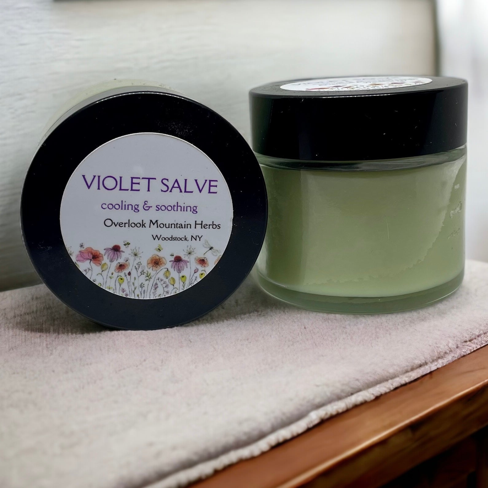 Violet Leaf Herbal Salve — Dry Hollow Farm